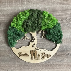Tablou licheni - Copacul vietii - Personalizat